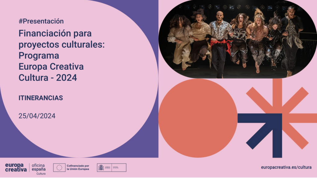 Hoy te compartimos la grabación de la sesión sobre financiación para proyectos culturales